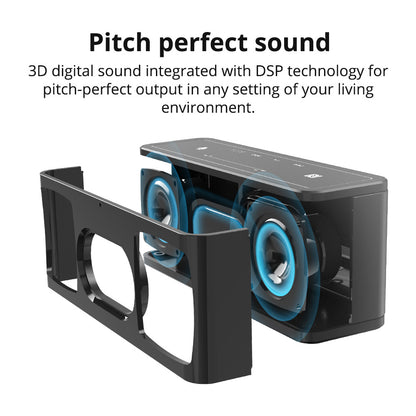 Bluetooth 5.0 TWS Portable Speaker with 3D Surround