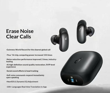AI Noise-Canceling Bluetooth Headphones