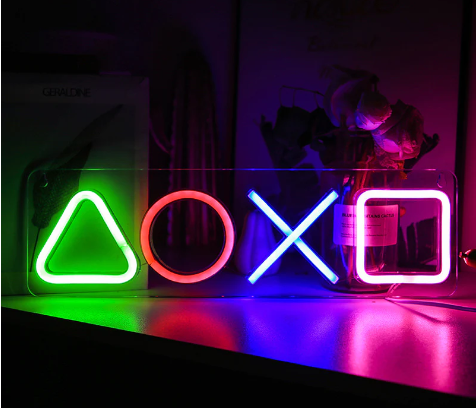 Gaming LED Neon Sign | Acrylic Backlit Wall Decor