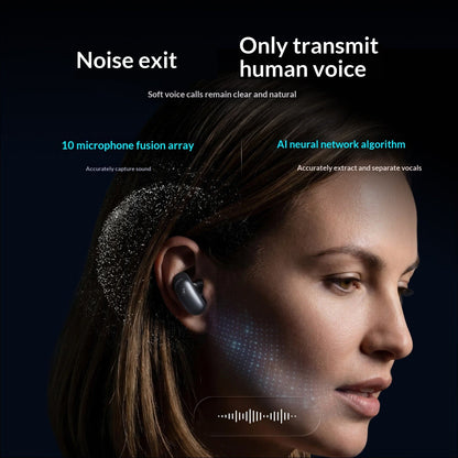 AI Noise-Canceling Bluetooth Headphones