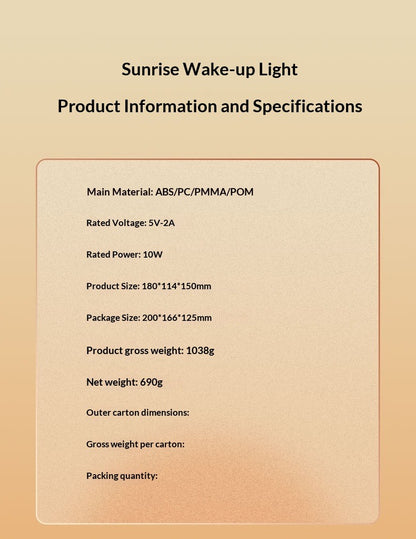 Sunrise Ambient Wake-Up Light