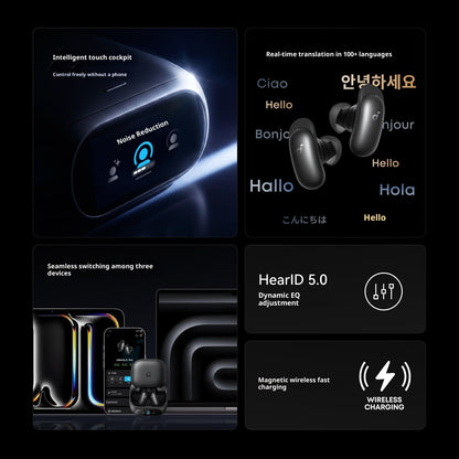 AI Noise-Canceling Bluetooth Headphones