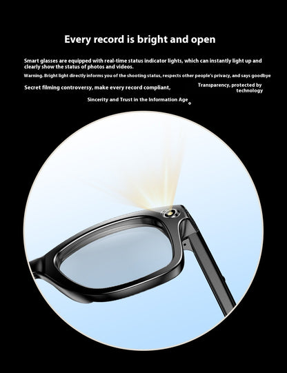 AI Smart Bluetooth Sunglasses with Magnetic Frame