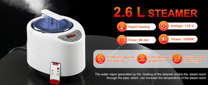 Portable Full Body Steam Sauna Box