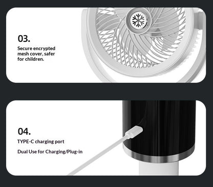 Remote Control Vertical Turbine Electric Fan