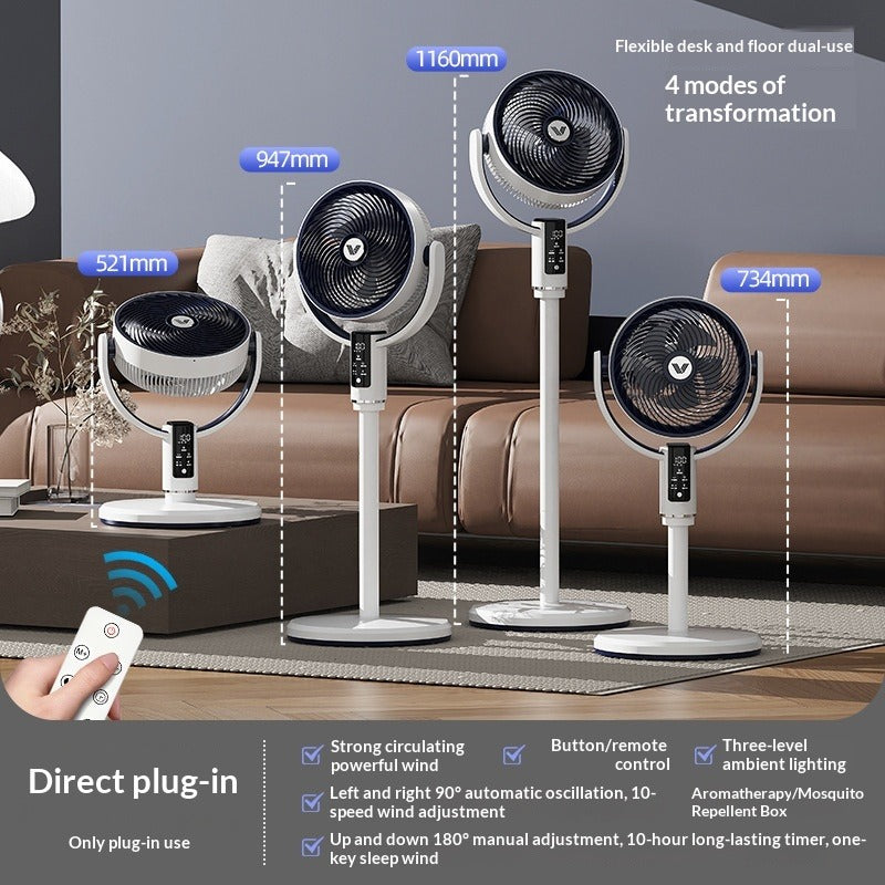 Remote Control Vertical Turbine Electric Fan